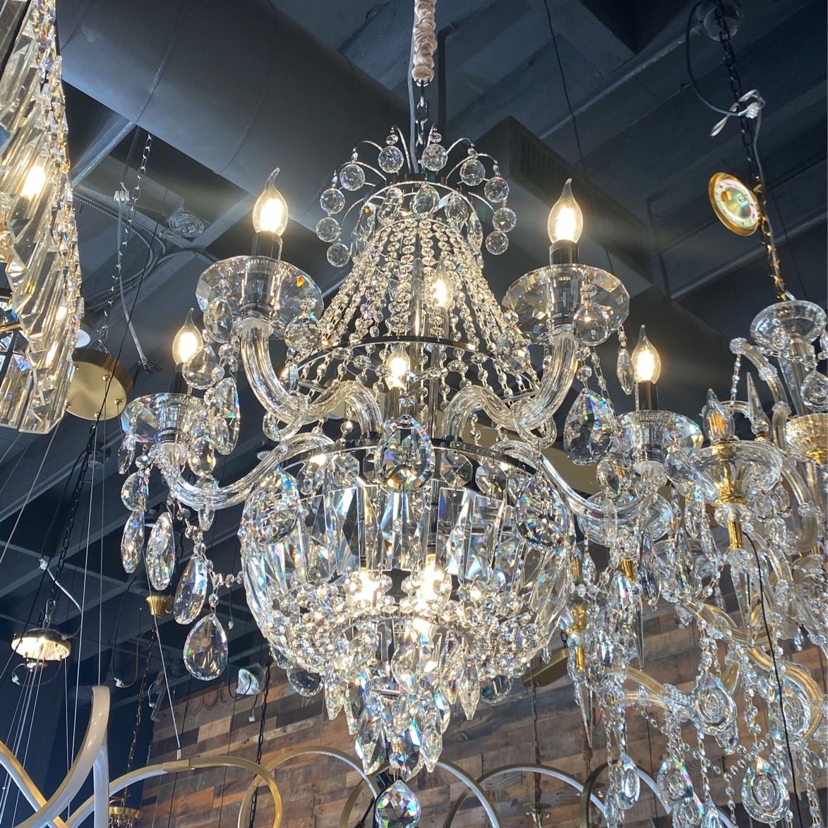 Crystal Chandelier Italy Design Lighting Fixture Chandelier