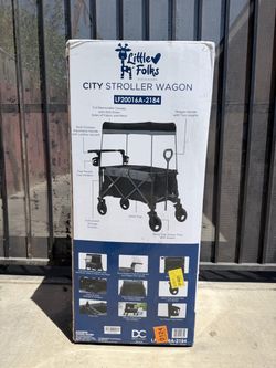 Little Folks by Delta Children City Stroller Wagon