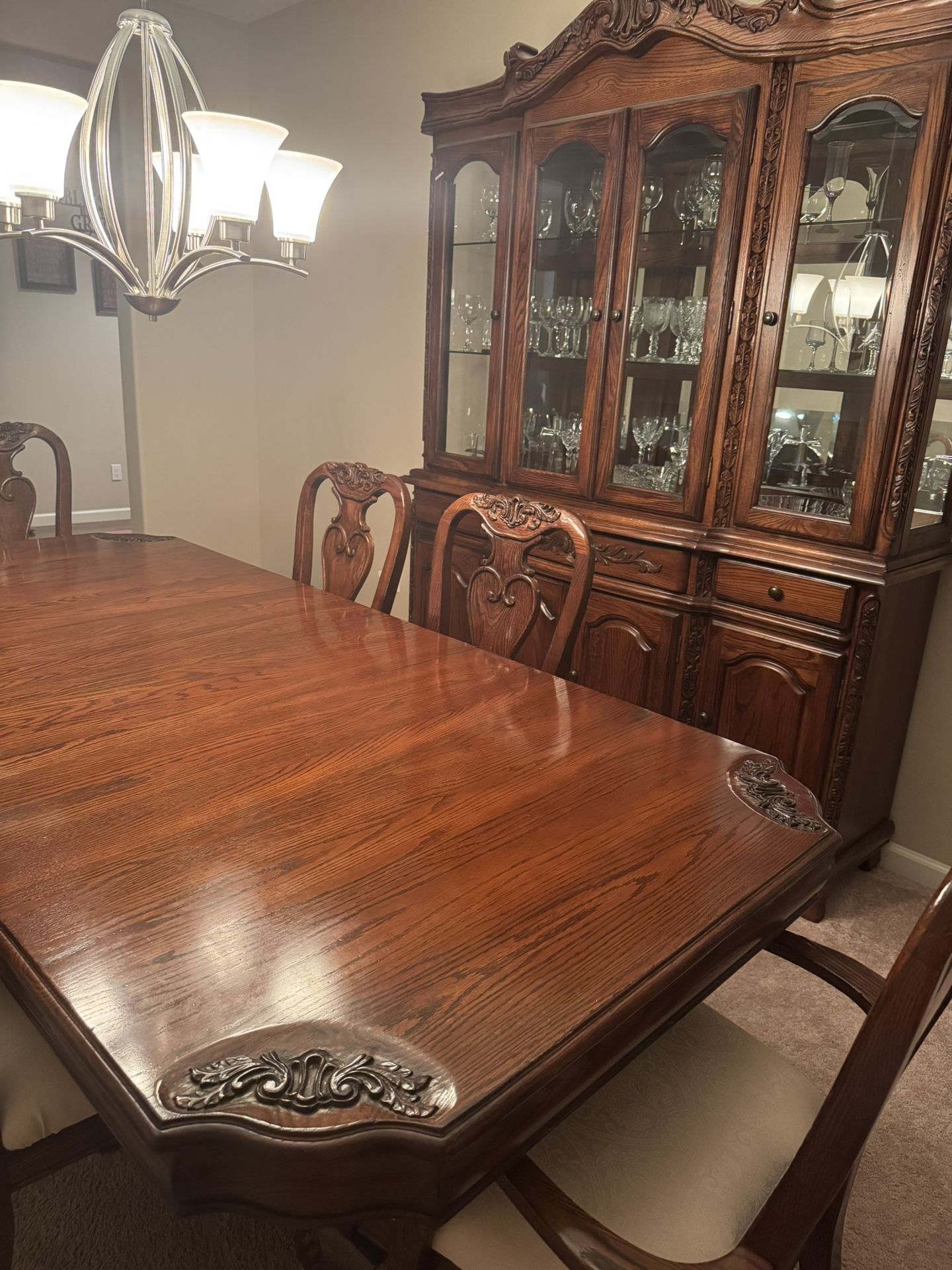 Dining Room Table & China Hutch