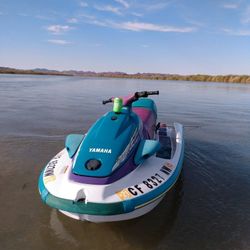 Jet Skis with trailer. Yamaha and Seadoo
