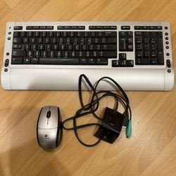 Logitech Wireless Keyboard, Mouse & Webcam