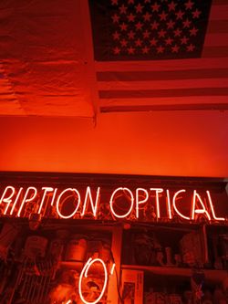 Big glass tubes big glass neon sign
