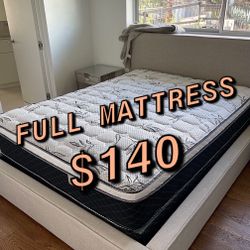 HOUSEHOLD   BRAND NEW PILLOW TOP MATTRESSES ✅ COLCHONES NUEVOS PILLOW TOP 💯‼️   QUEEN SIZE $150 ❌ $210 With Box Spring   FULL SIZE $140❌ $200 With Bo