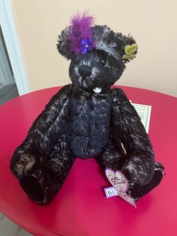 Annette Funicello teddy bear Miss Fannie Mae Mohair  COA