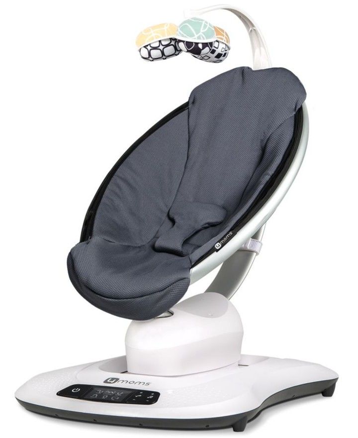 4moms Mamaroo Baby Swing Dark Grey Limited Edition + 2 Newborn Inserts Included 