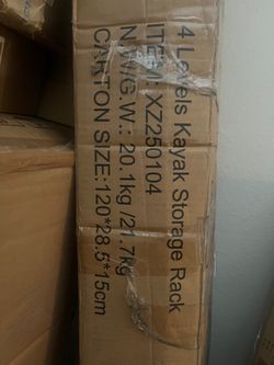 4 Level Kayak Storage Rack