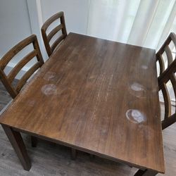 Free dining table and chairs