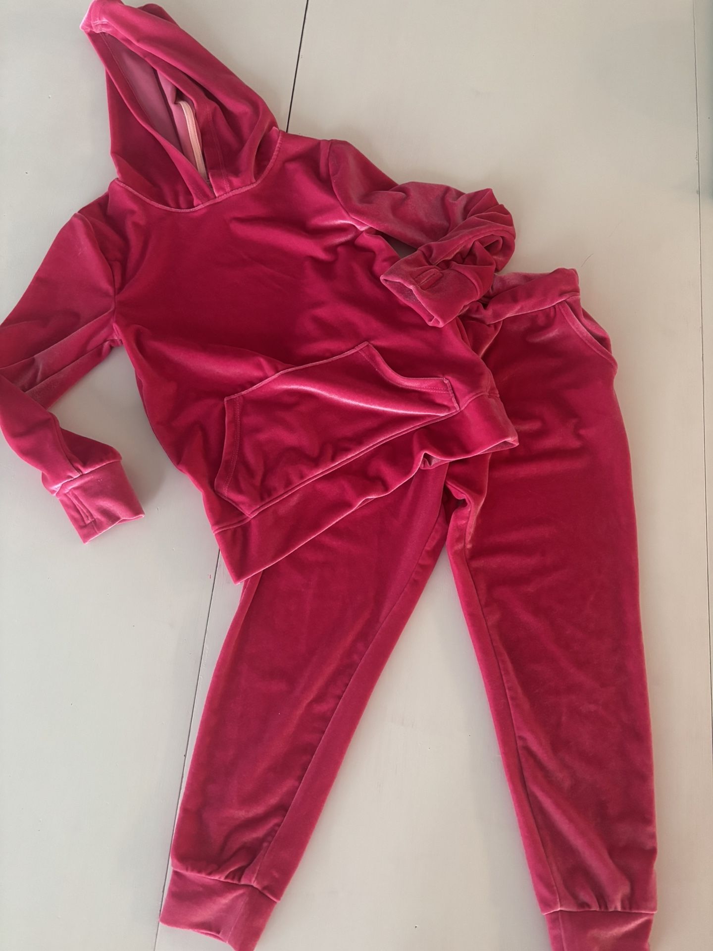 Girls 5/6T Pink Track Suit 