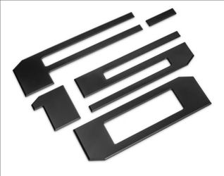 Tailgate Insert Letters fits 2018-2020 Ford F150 (Black)