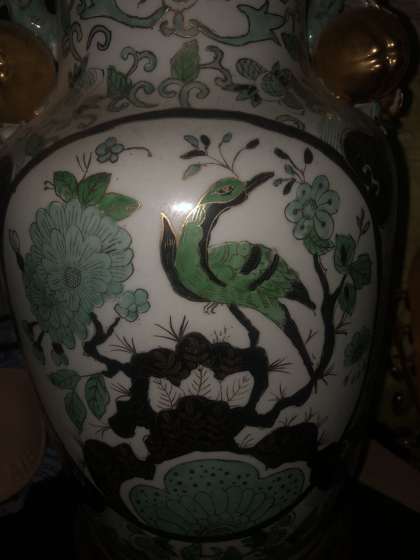 Amari Style Porcelain Vintage Lamp