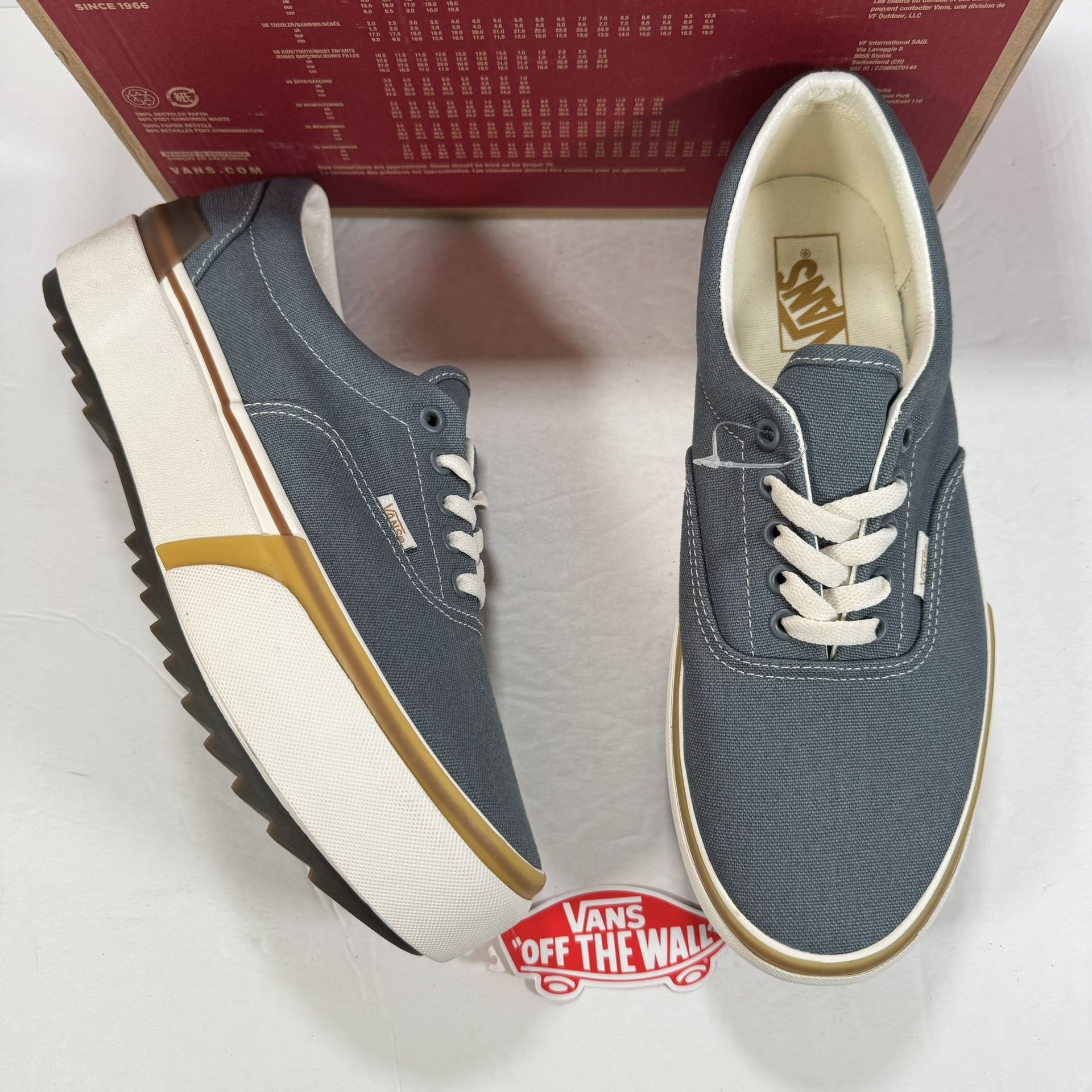 Vans Era Stacked Platform Canvas Stormy Wheather Sneakers Women