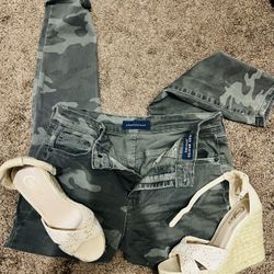 Cargo Pants/wedges 