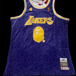 NWT’s  Mitchell & Ness Bape LA Lakers Jersey Size XL. 