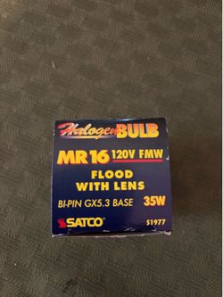 MR16 Halogen bulbs -set of 3