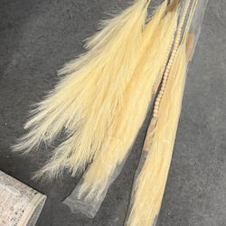 Long Fluffy Pampas Grass Fake Decorations 