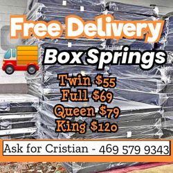 Box Springs  Twin box Full box  Queen box  King box  Bases para colchon  Box spring 