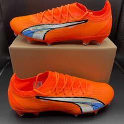 New MSRP $220 Puma Ultra Orange Ultimate FG AG Soccer Cleats Size 13