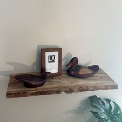Live Edge Floating Shelf