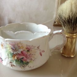 CHINA SHAVING CUP/BRUSH