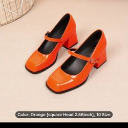 Fashionable Chunky-Heeled Slip-On Shoes for Women, Versatile High Heels with A Low Cut Design