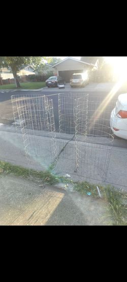 Steel wire mesh put in a circle. 10 dollars each or make me a deal I have like 6 left