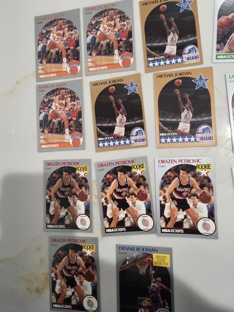 Basketball Hoops Cards Mendez Bird Selling As Group