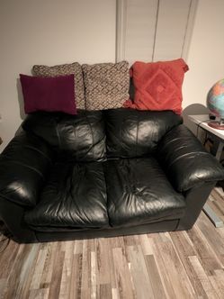 Black Leather Couches