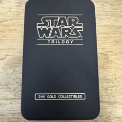 Star Wars Trilogy 24K Gold Collectibles