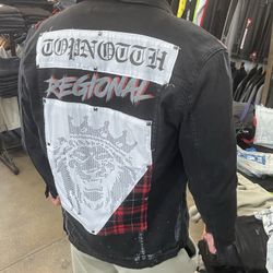Men’s Designer Jean Jacket Sizes Small To XXL 