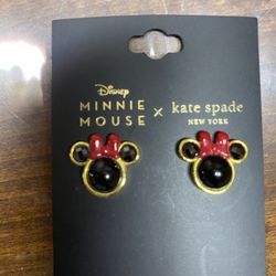 NWT Kate Spade Disney Minnie Mouse Earrings 