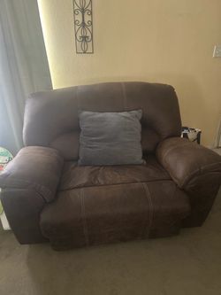 Brown Reclining Chair — $125 OBO