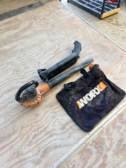 Worx Electric Leaf Blower & Vacuum Kit.