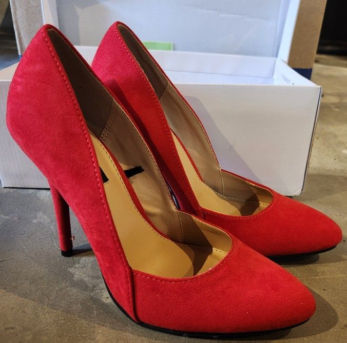 Forever 21 Red Heels Size 6