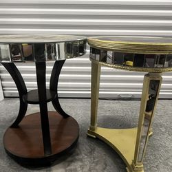Mirror Side Tables