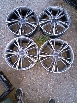 16-in aluminum aftermarket rims