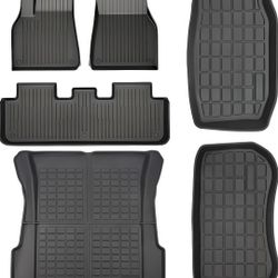 SUPER LINER Floor Mats for Tesla Model 3 Custom Fit 2021-2023