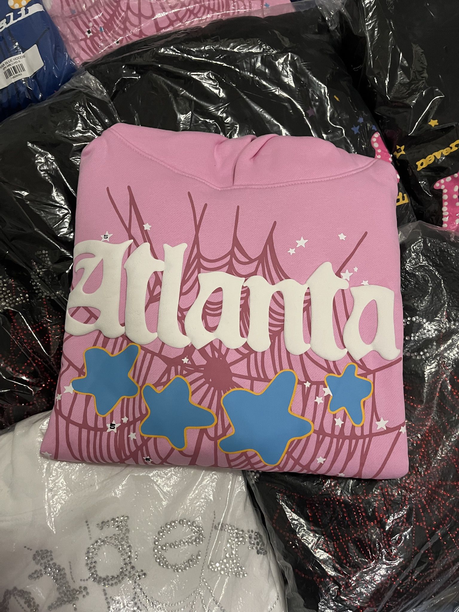 Pink Atlanta Spider Hoodie