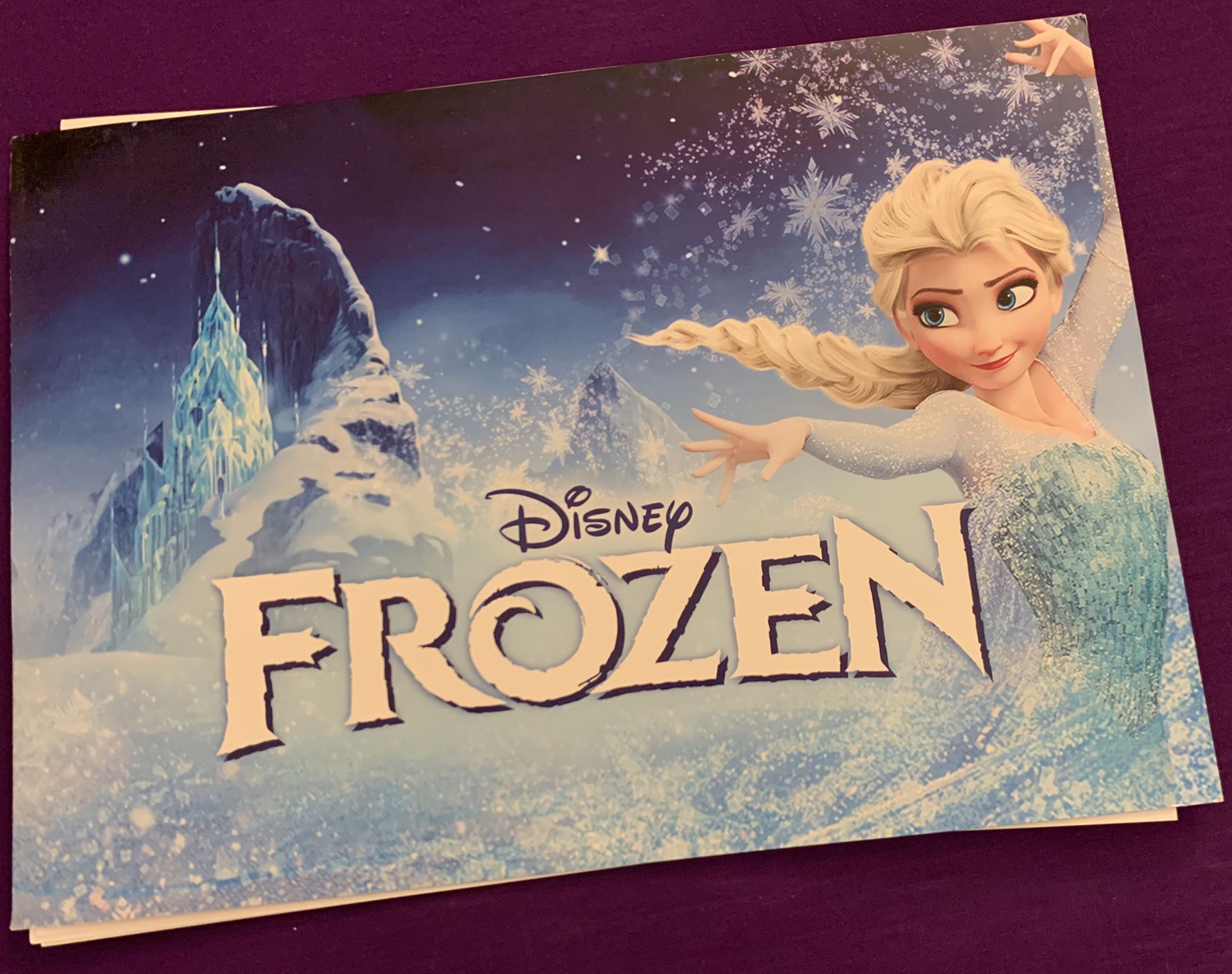 Authentic Disney Lithographs - Frozen