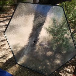 Glads Patio Table (No Legs) Glass And Rim Only