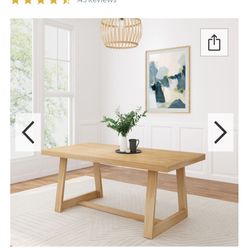 Plank and Beam Dinning Table