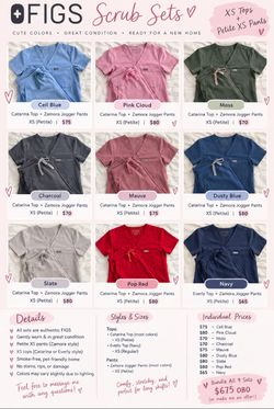 Figs scrubs sets