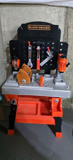 Black+Decker Kids Workbench Power Tools Workshop