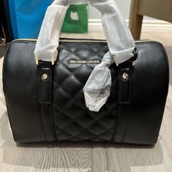 Michael kors black 313 Gcayson Quetted Sate