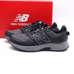 Men's New Balance 410 V8 Trail Running Shoes (WIDE Width 2E) - Black - Size 10