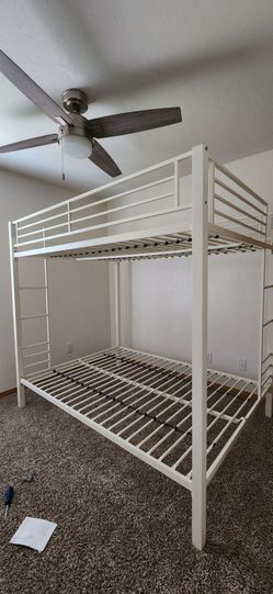 Full / Full Metal Bunk Beds - Beds only