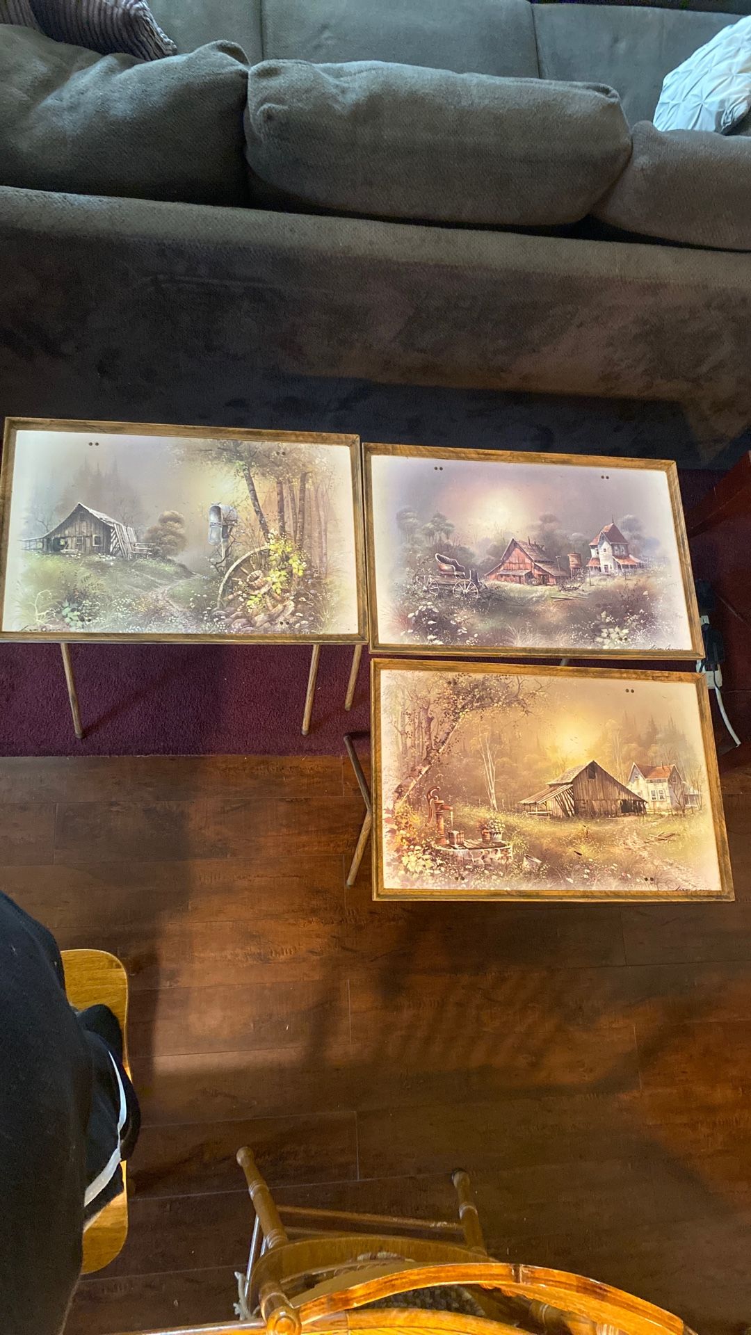 Antique folding tables