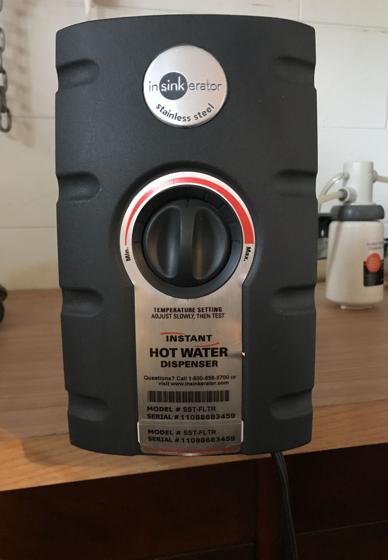 Insta-hot under counter hot water dispenser