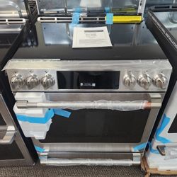 30 in. 5 Burner Element Slide-In Smart Induction Range with Convection in Stainless Steel, Self Clean
