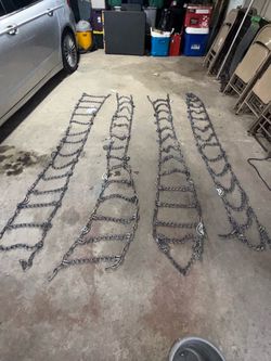 Semi truck snow chains