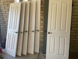 6 White Interior Doors